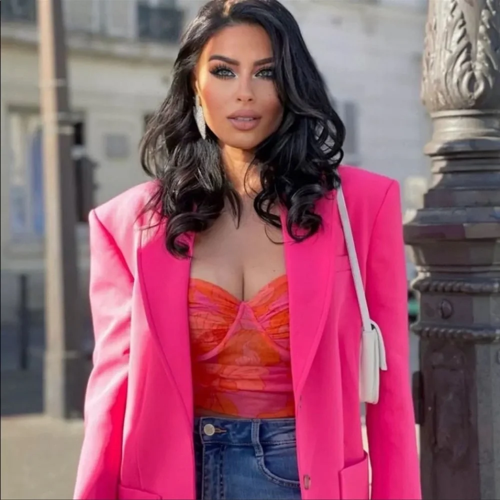 ZARA BLOGGERS FAV CORSET TULLE TOP - Picture 9 of 10